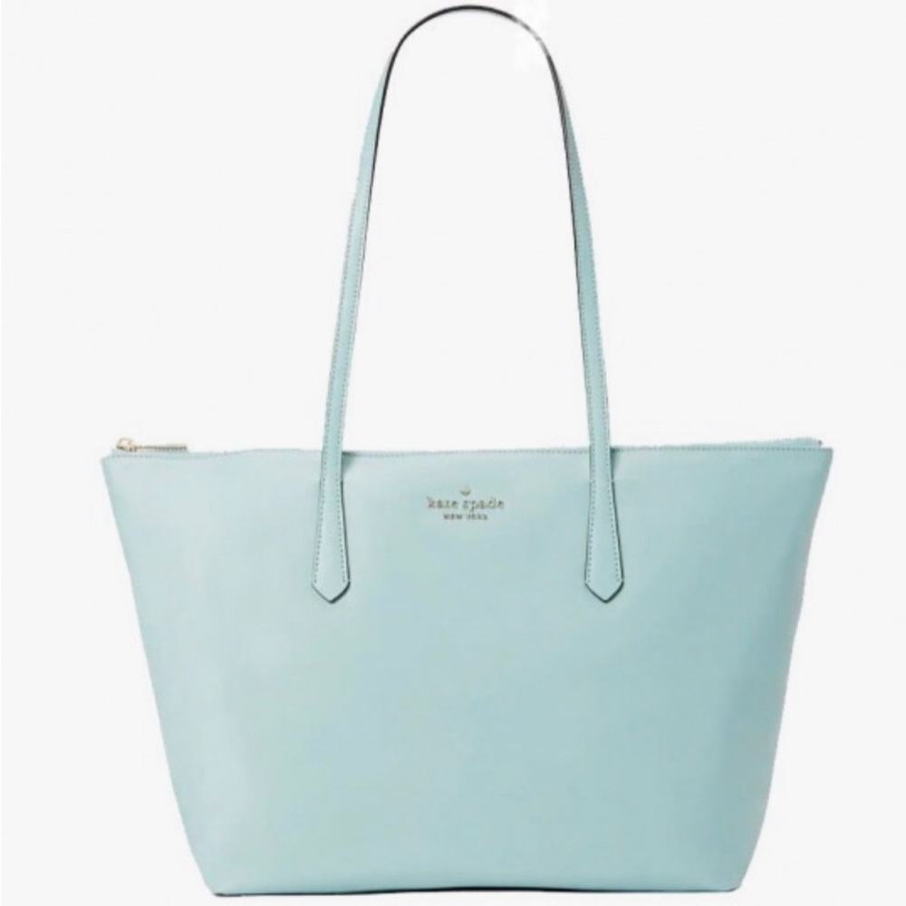 KATE SPADE KITT LARGE TOTE _ AQUA POOL